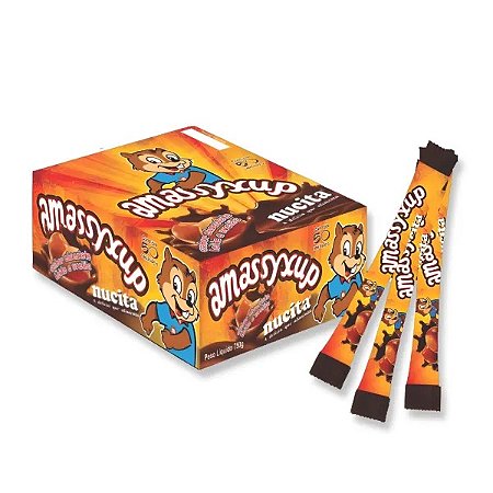 Sachê Creme Amassyxup Chocolate com 50 unidades de 15gr - Nucita
