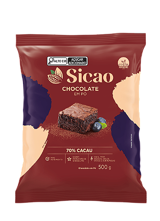 Sicao Chocolate em Pó 70% Cacau 500gr