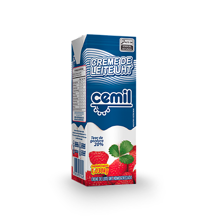 Creme de Leite Cemil 20% de Gordura 1,03kg