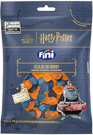 Bala Fini Halloween Harry Potter 70gr Óculos
