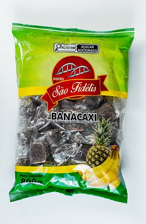 Doce São Fidélis Banacaxi com 50 unidades de 16gr