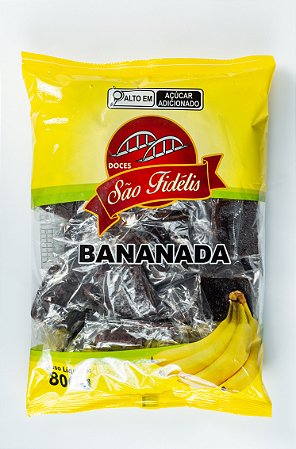 Doce São Fidélis Bananada com 50 unidades de 16gr