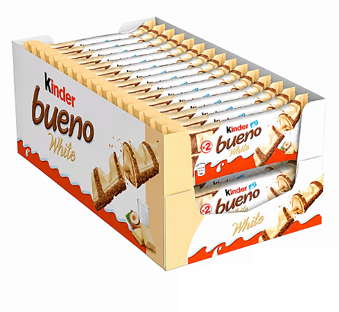 Kinder Bueno White com 30 unidades de 39gr