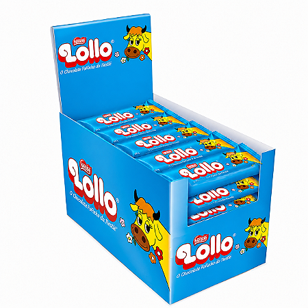Chocolate Nestle Lollo com 30 unidades de 28gr