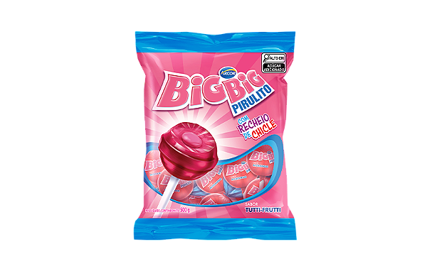 Pirulito Big Big Tutti Frutti Arcor 500gr