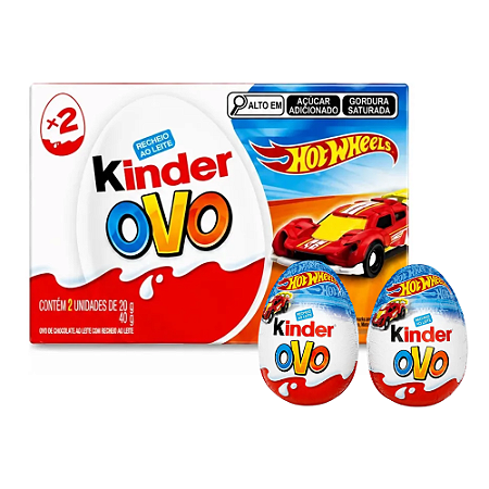 Kinder Ovo Hot Wheels 2 unidades