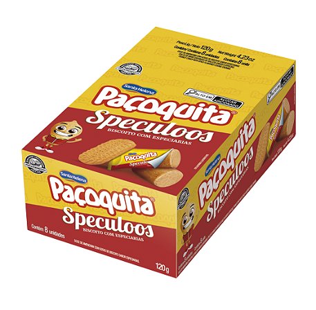Paçoquita Rolha Santa Helena Speculoos 120gr