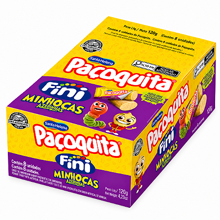 Paçoquita Rolha Santa Helena Fini 120gr