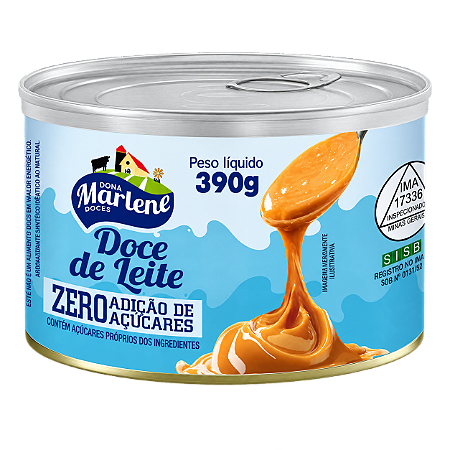 Doce de Leite Zero Açúcar Dona Marlene 390gr