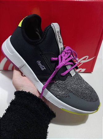 Tênis Coca-Cola Shoes Sense 2.0  Phoemix Preto/multi