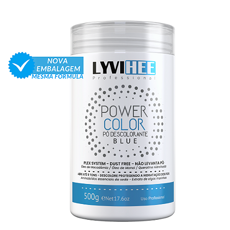 Pó descolorante Power Color 500g Blue Azul