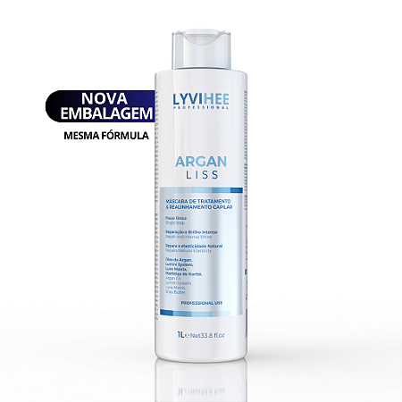 Escova progressiva Argan liss 1L nova embalagem