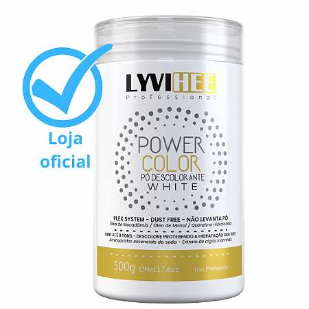 Pó descolorante White Power Color 500g Dust Free