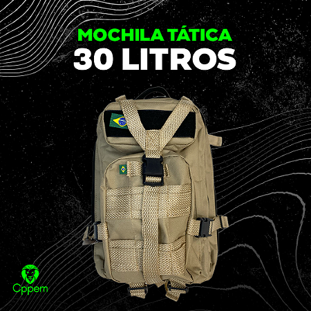 Mochila Tática | 30 Litros Bege