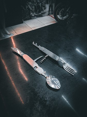 Acessório Físico | Canivete Garfo e Faca