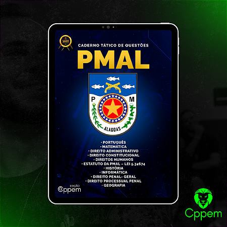 Caderno Tático De Questões | PMAL