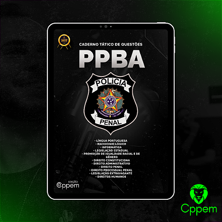 Caderno Tático De Questões | PPBA