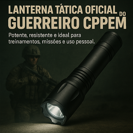 Acessório Físico | Lanterna Tática Grande