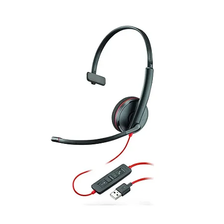 HEADSET POLY BLACKWIRE 3210 USB-C/A
