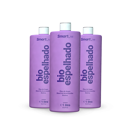 Kit 3 Ativos Bio Espelhado SmartLiss
