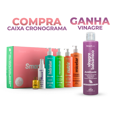 Comprou Caixa SmartLiss Cronograma - Ganhou Vinagre Balsâmico