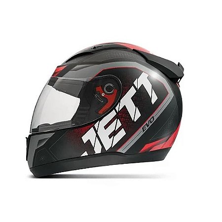 CAPACETE JETT EVO LINE G8 BRILHANTE 62 VERMELHO