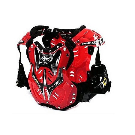 COLETE CROSS PROTORK VERMELHO TAM UNICO