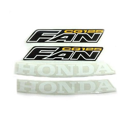 FAIXA TANQUE FAN 125 05 VERMELHA