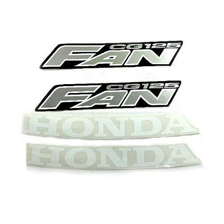 FAIXA TANQUE FAN 125 07 VERMELHA