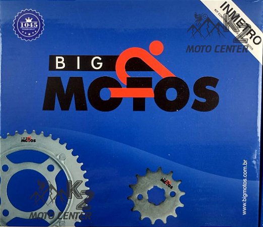 KIT RELACAO COMET 150 46/15 X 428H 124L - BIG MOTOS