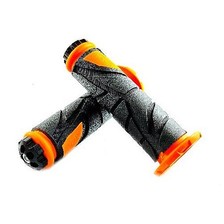 MANOPLA ESPORTIVA ZX LARANJA E PRETO