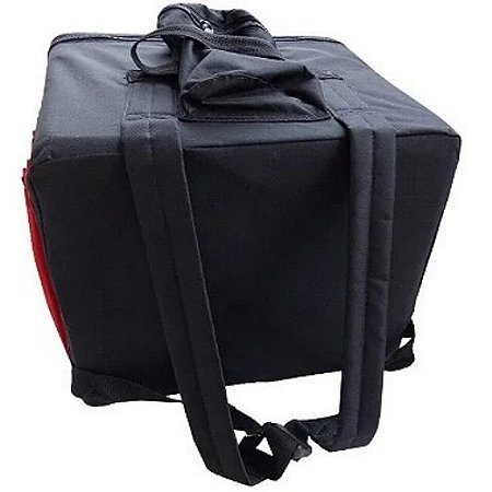MOCHILA NYLON MOTOBOY PIZZA 45L PRETA A30xL38xP35