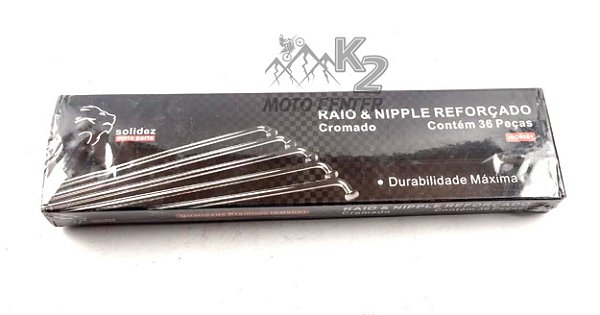 RAIO DIANTEIRO CROMADO 4 MM-YBR 125 DISCO