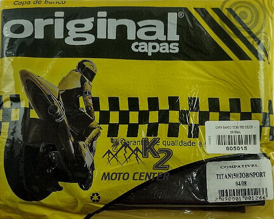 CAPA BANCO TITAN 150 JOB - SPORT 05/08  - ORIGINAL