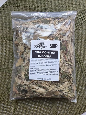 Chá contra insônia - SONINHO - mix de ervas para dormir bem - 50g
