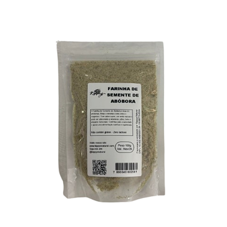 Farinha de semente de abóbora - 100g - Kippys Natural