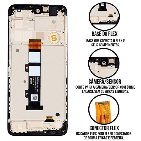 Frontal G22 Skytech Pro Com Aro Compatível Com Motorola