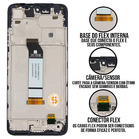 Frontal Redmi Note 10 5G / Poco M3 Pro 5G Skytech Pro Com Aro Compatível Com Xiaomi