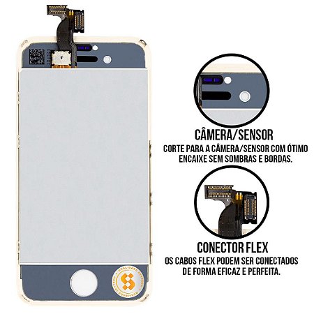 Frontal Iphone 4g Master Compatível com Apple