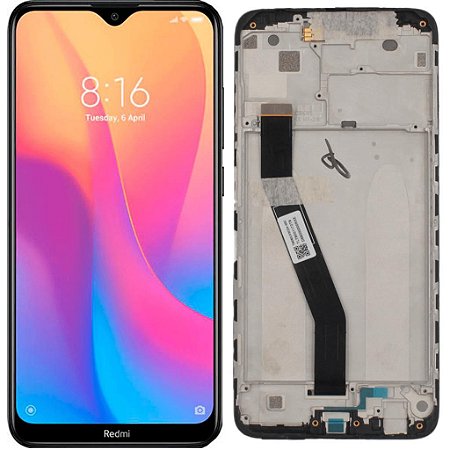 Frontal Redmi 8 - 8a Skytech Pro com Aro Compatível com Xiaomi