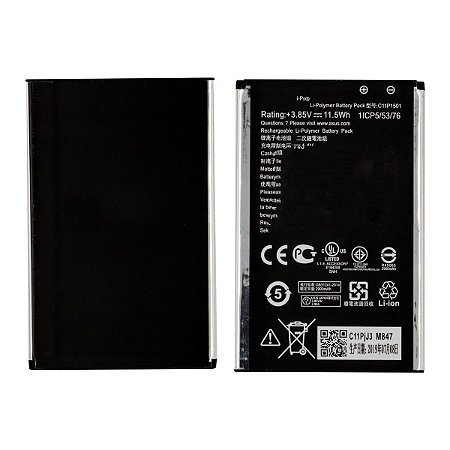 Bateria Zd551kl (C11p1501) Zenfone 2 Laser Ze601kl - Zenfone Selfie Compatível com Asus