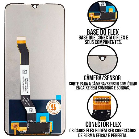 Frontal Redmi Note 8 Importado Sem Aro Compatível Com Xiaomi