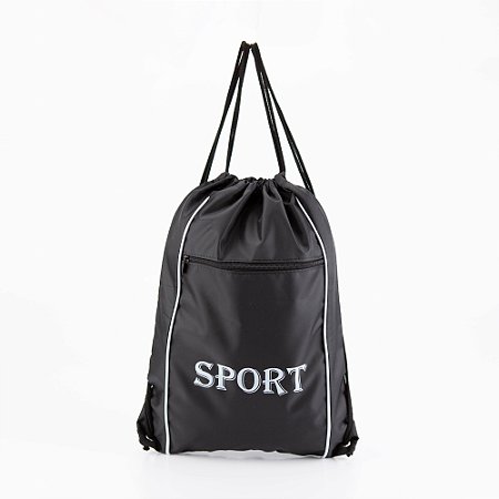 Mochila Saco Com Fechamento Cordão Esportes Academia Caminhada