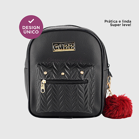 Mochilinha De Costas Mini Feminina Pequena Bolsa Modinha Blogueira
