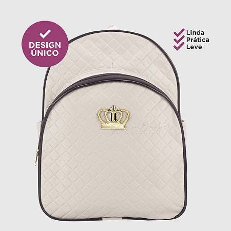 Mochila Maternidade de Costas Bebê Menino Menina Manta Matelassê