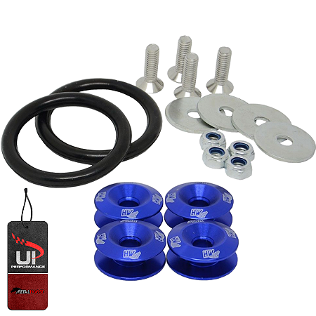 Anilha de Engate Rápido para Fixação de Parachoque  - Vermelho