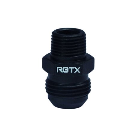 Adaptador Macho 3/8" NPT para Macho Cônico 10AN RGTX - Preto