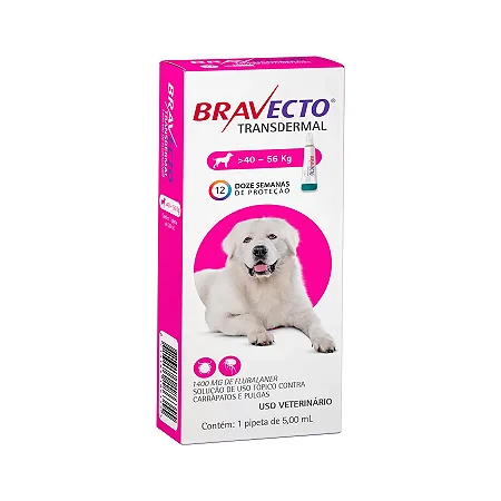 BRAVECTO 1400MG 40 A 56KG - Empire Pet