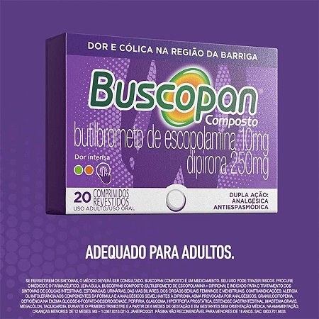 Buscopan Composto 20 cp revestidos