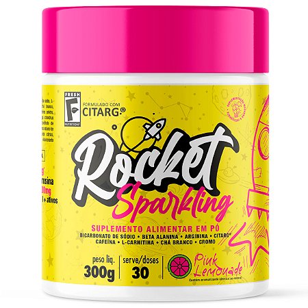 Pré-Treino Rocket Sparkling Pink Lemonade 300g